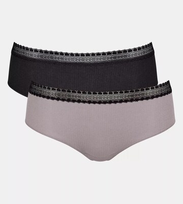 SLOGGI - Cueca 'GO' em cinzento: frente