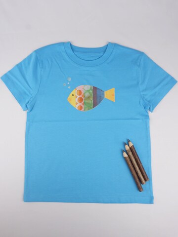 MelaDi Shirt 'Fisch' in Blue