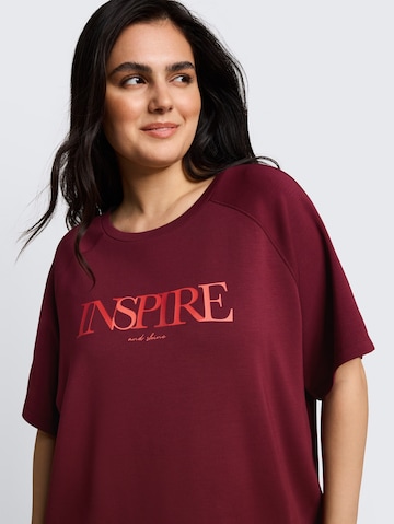 T-shirt Tom Tailor Women + en rouge