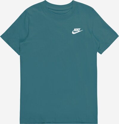 Marškinėliai 'FUTURA' iš Nike Sportswear, spalva – benzino spalva / balta, Prekių apžvalga