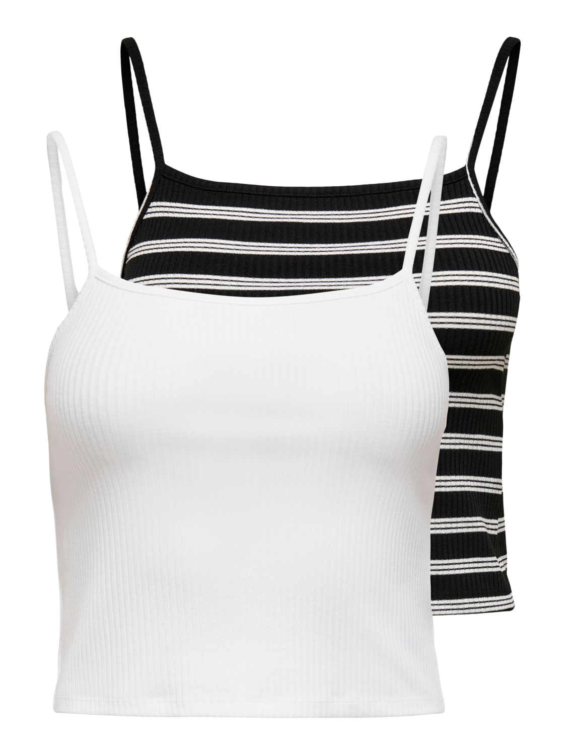 Donna Maglie e top ONLY Top LARRA in Bianco, Nero 