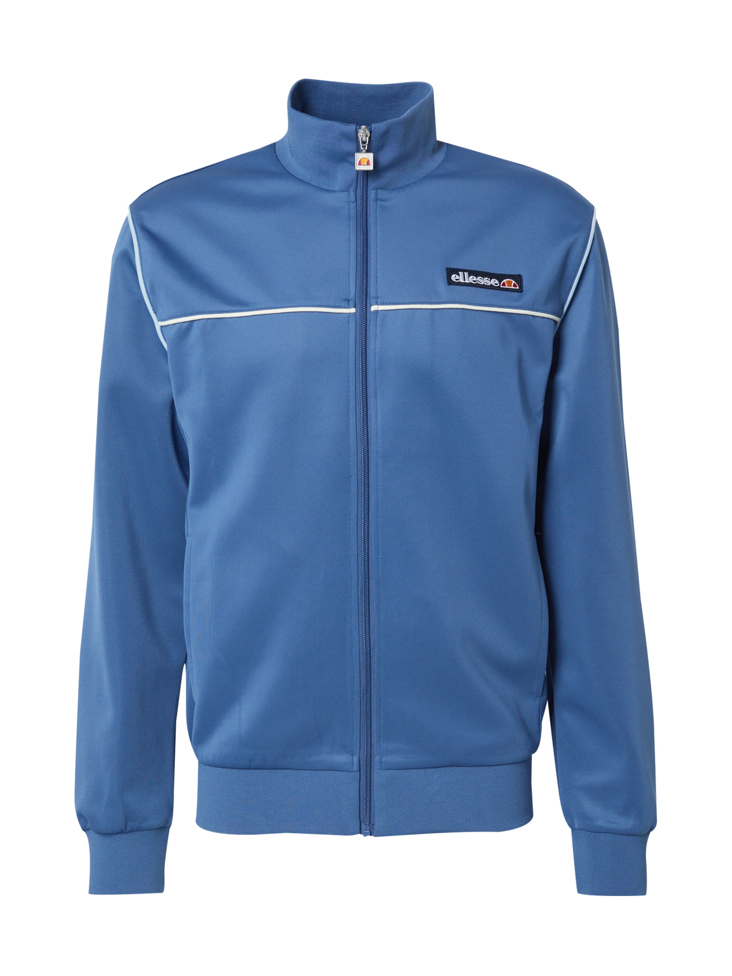ELLESSE Sweatvest 'San Marino' in de kleur Blauw / Marine / Oranje / Wit, Productweergave
