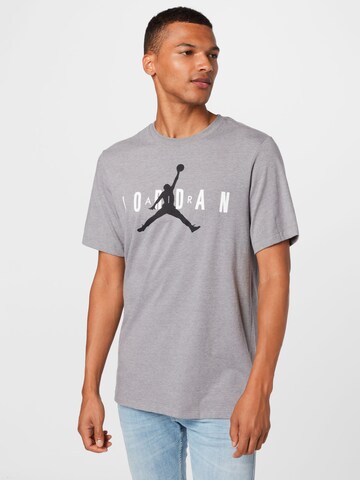 T-Shirt Jordan en gris : devant