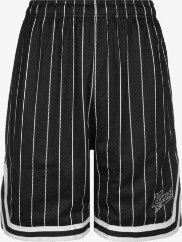 Karl Kani Loose fit Pants 'Varsity' in Black: front