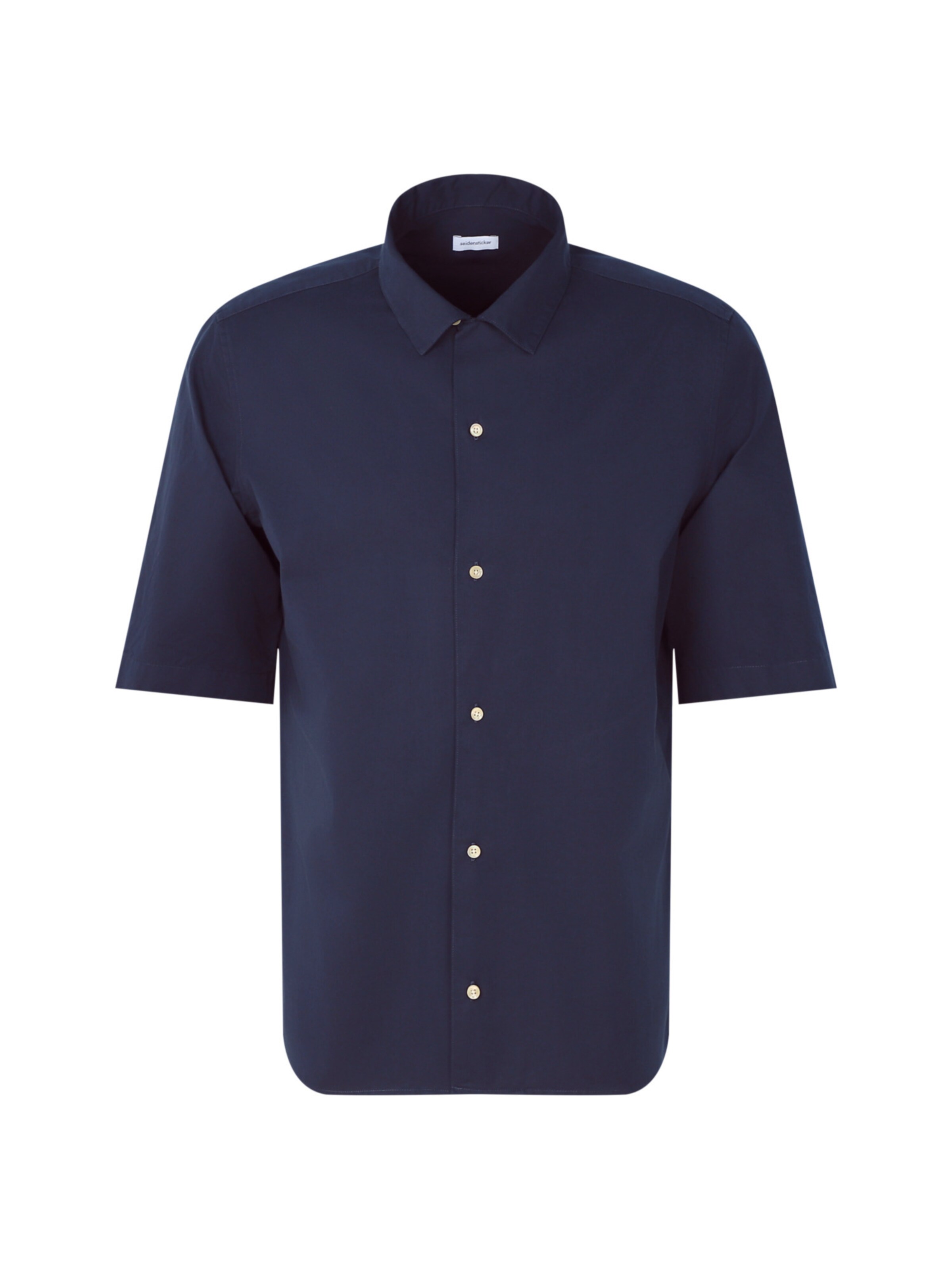 SEIDENSTICKER Overhemd 'Schwarze Rose' in Blauw: voorkant