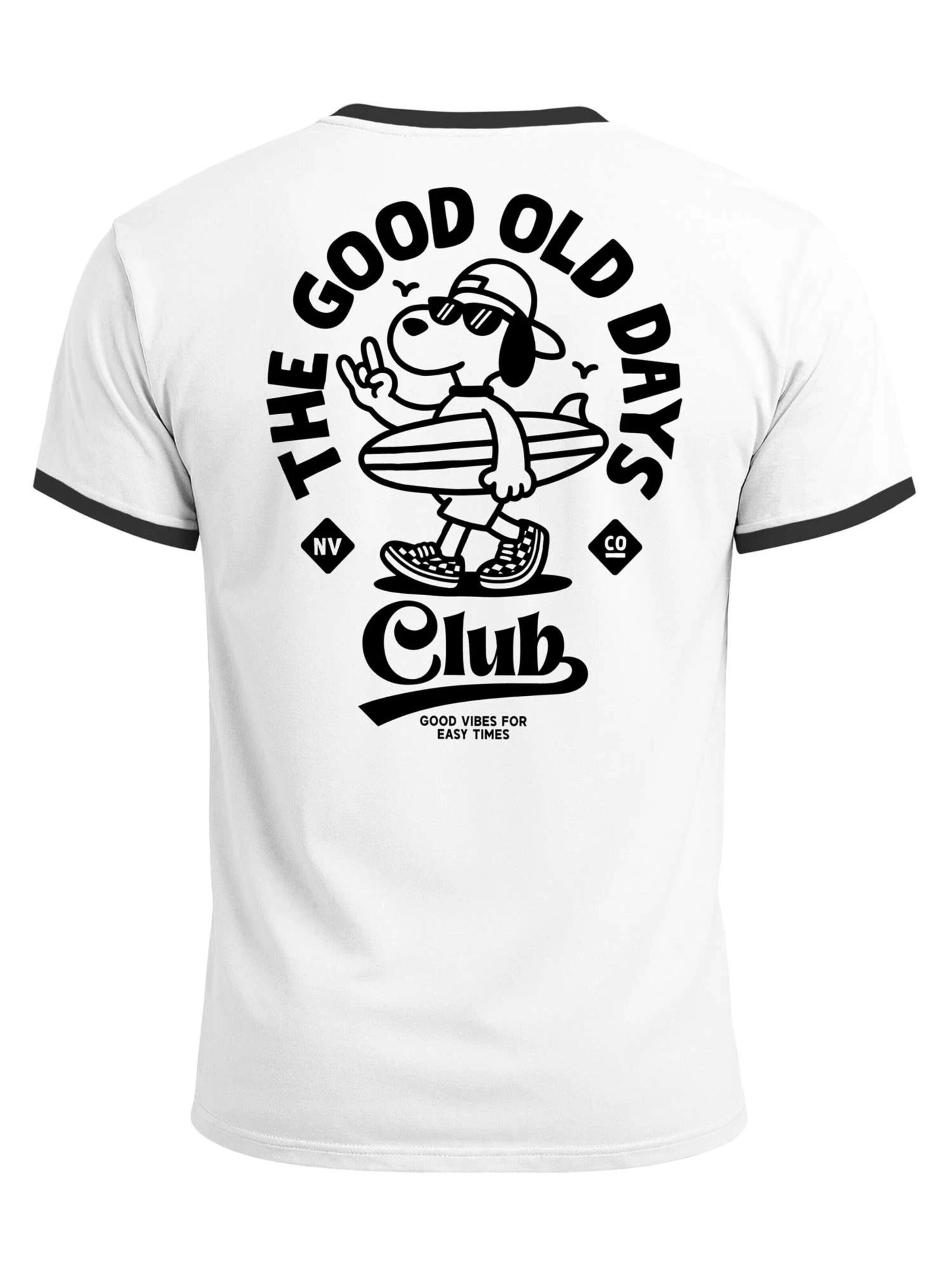 Neverless Shirt 'Good old Days' in White: front