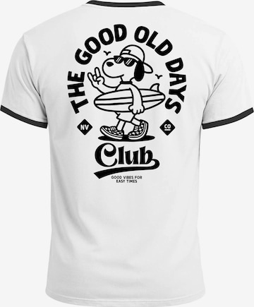 Neverless Shirt 'Good old Days' in White: front