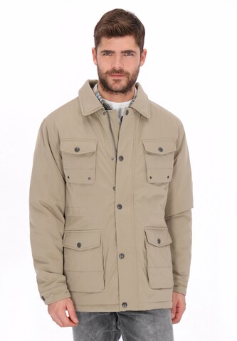 Veste mi-saison DreiMaster Vintage en beige : devant
