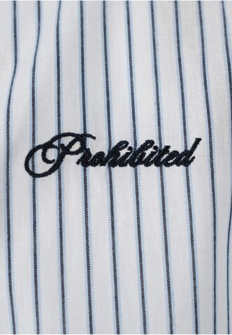 Comfort fit Camicia 'Dugout' di Prohibited in blu