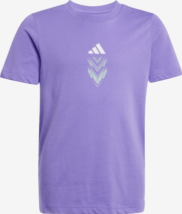 T-Shirt fonctionnel 'F50' ADIDAS PERFORMANCE en violet : devant