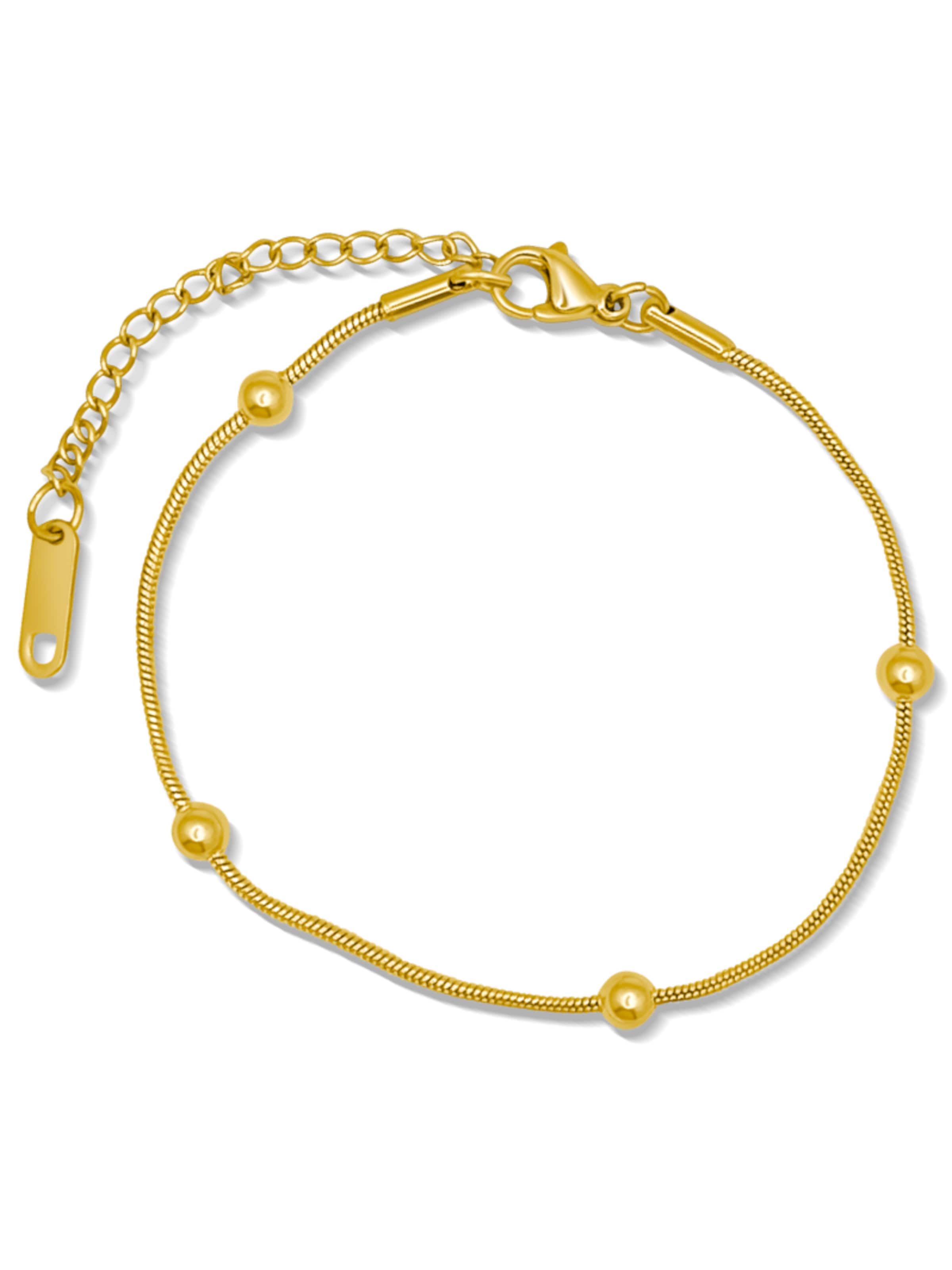 Pure Schmuck Bracelet 'Ball Harmony' in Gold: front