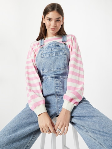 LEVI'S ® Loosefit Overalljeans 'Silvertab Crop Overall' i blå