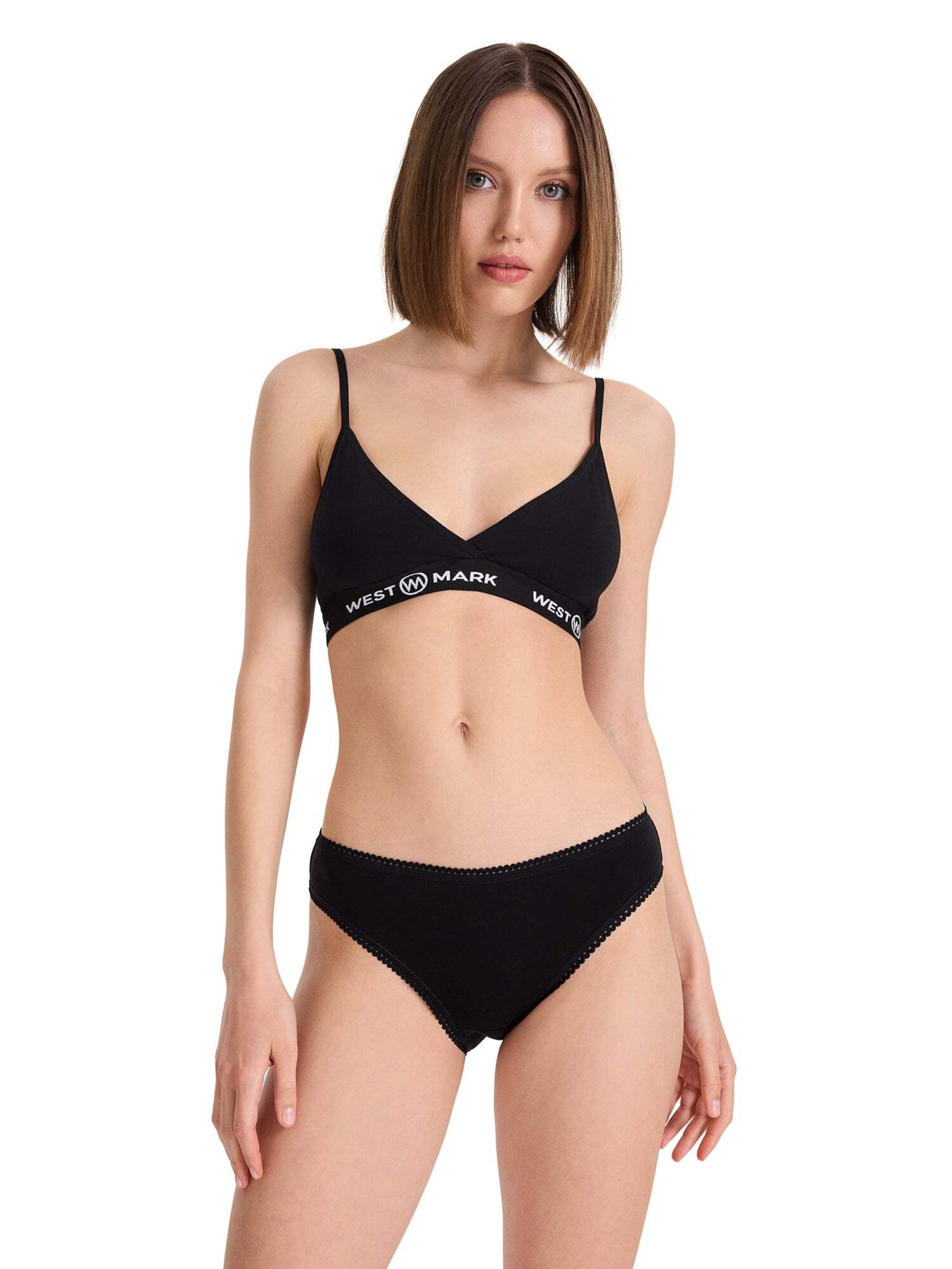 Slip WESTMARK LONDON en noir : devant