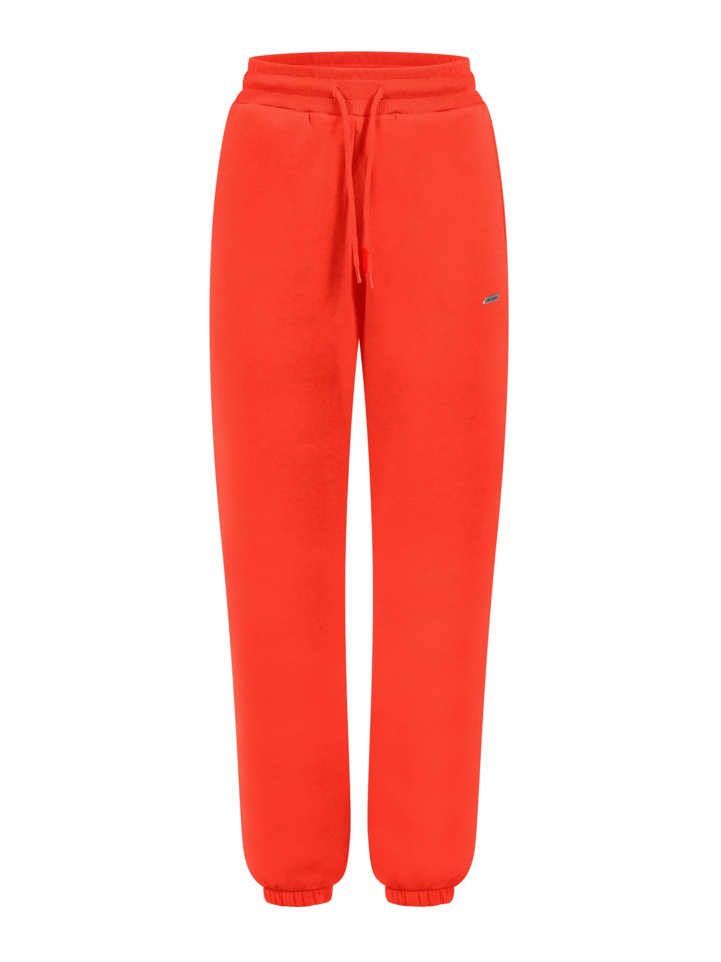 Smilodox Pants in Orange: front