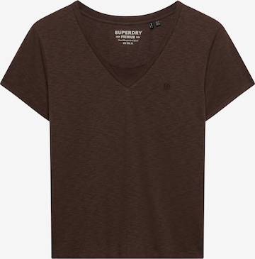 Superdry & Co Paita 'STUDIOS' värissä ruskea: etupuoli