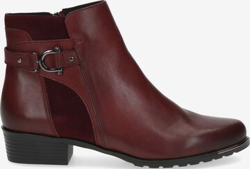 CAPRICE Ankle Boots in Rot