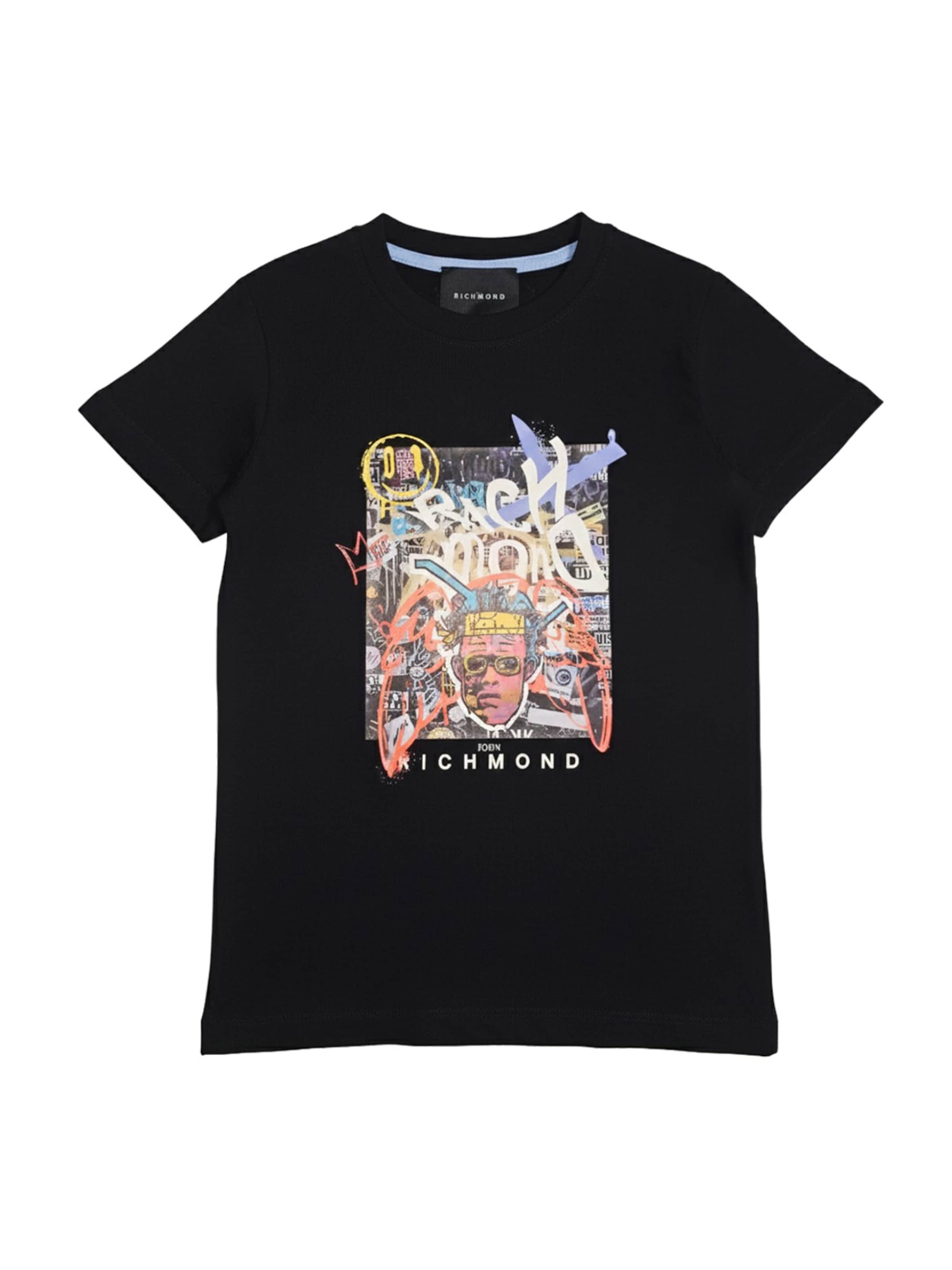 John Richmond Shirt in Zwart: voorkant