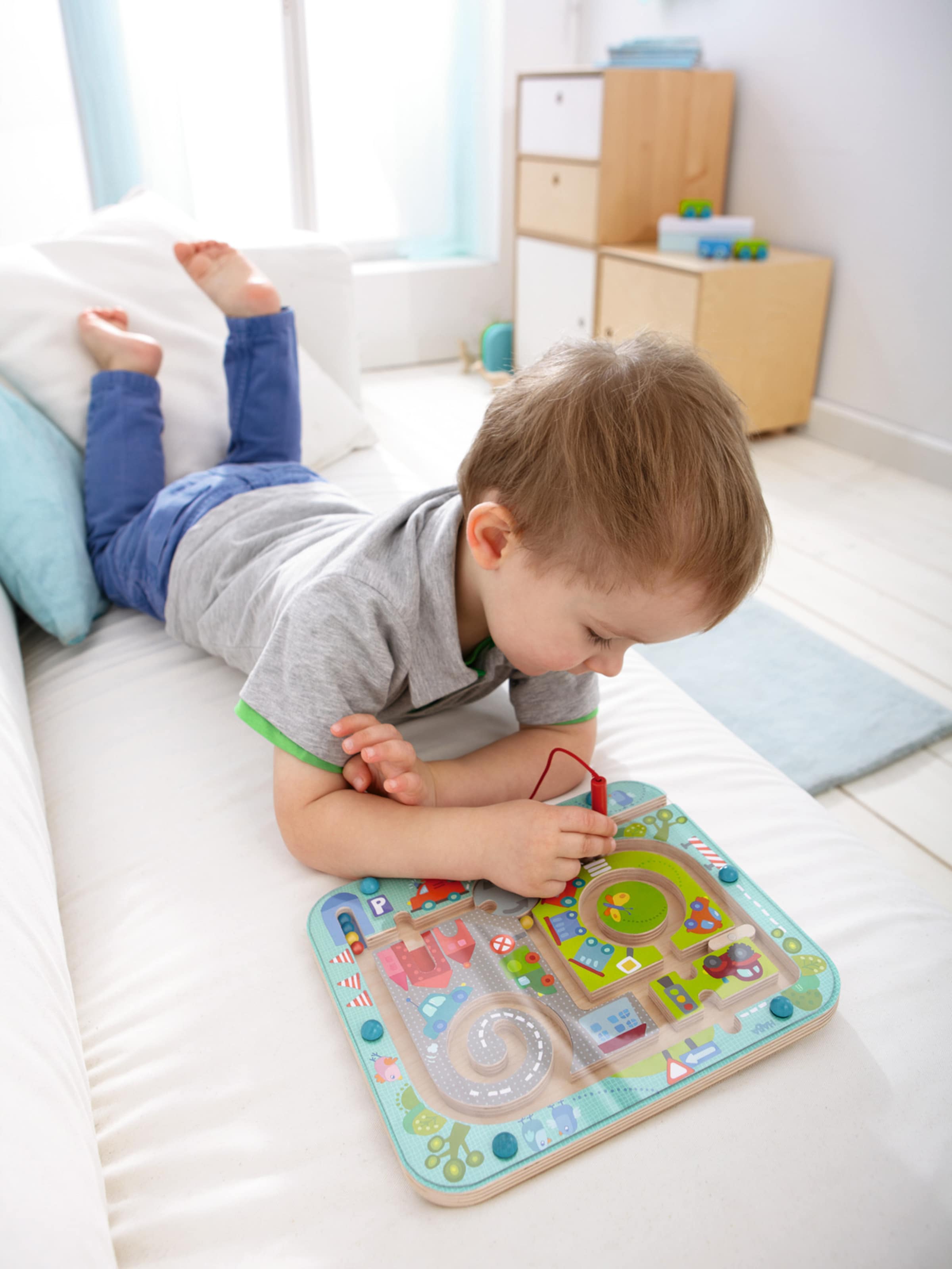 HABA Spiel ' Magnetspiel Stadtlabyrinth ' in Mischfarben