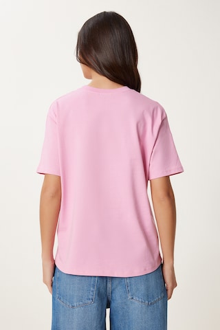 rožinė Happiness İstanbul Marškinėliai