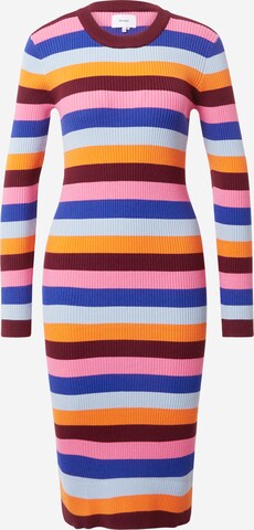 NÜMPH Knitted dress in Mixed colors: front
