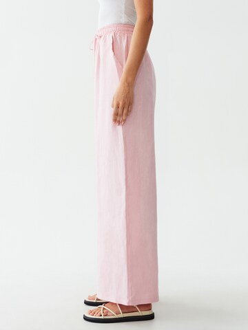 Calli Lużny krój Spodnie w kolorze różowy