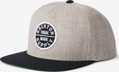 Brixton Caps 'OATH III' in hellgrau / schwarz / weiß, Produktansicht