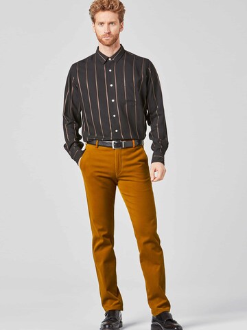 Regular Pantalon chino MEYER en marron