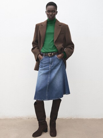 MANGO Pullover 'LUCCAC' in Grün