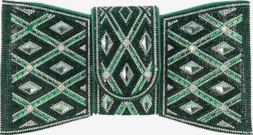 Pochette usha BLACK LABEL en vert : devant