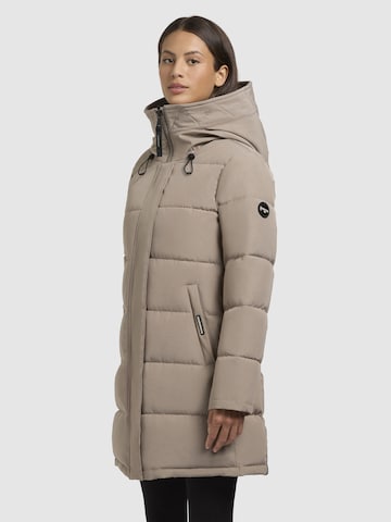khujo Vinterfrakke 'FALTD' i beige