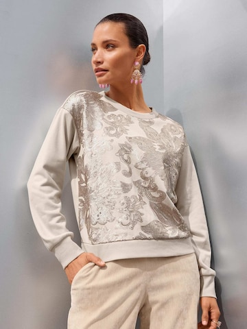 Sweat-shirt MADELEINE en blanc
