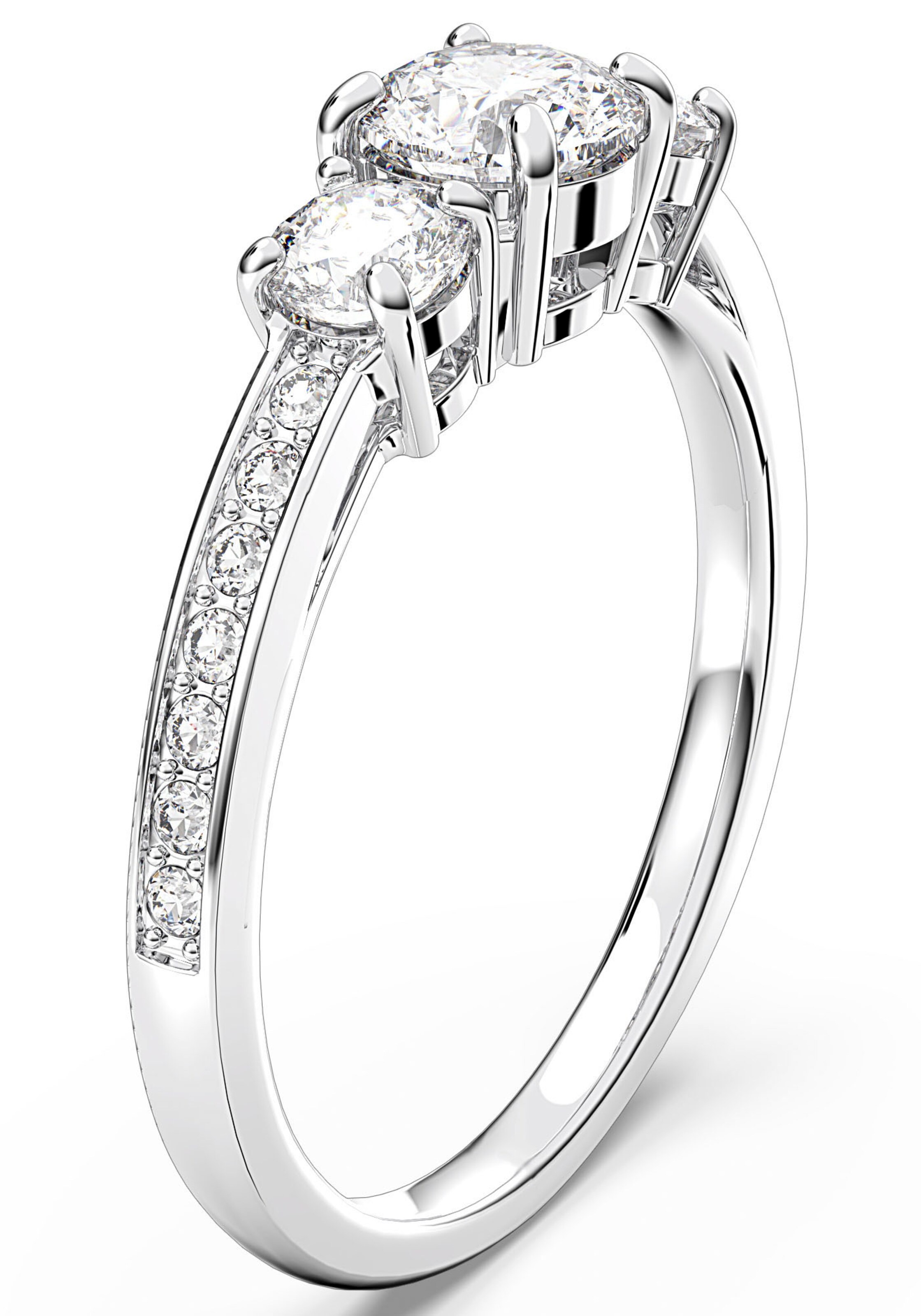 Swarovski Ring in Silber