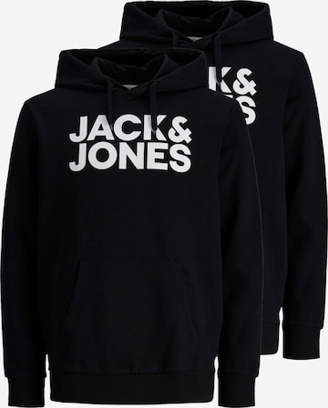 JACK & JONES Sweatshirt 'Corp' in Schwarz: Vorderseite