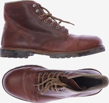 DIESEL Anke & Mid-Calf Boots in 43 in Brown: front