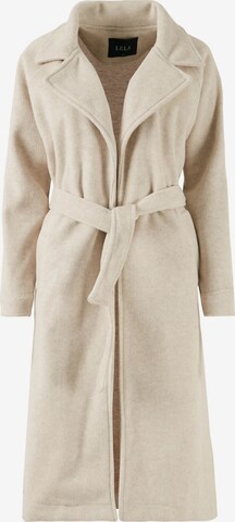 LELA Between-Seasons Coat in Beige: front