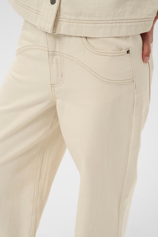 Wide Leg Jean 'KACatharina' Kaffe en beige