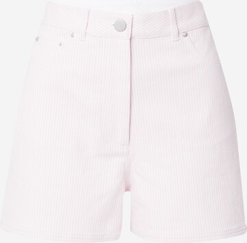 REMAIN Loosefit Broek in Roze: voorkant