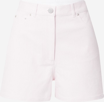 REMAIN Loosefit Kalhoty – pink: přední strana