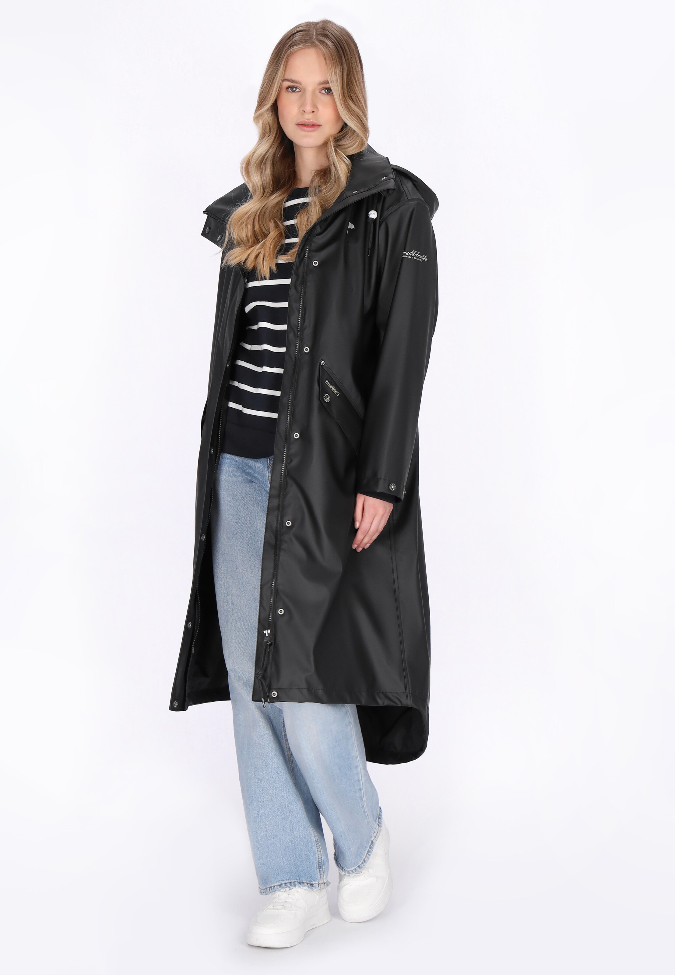 Manteau mi-saison Schmuddelwedda en noir