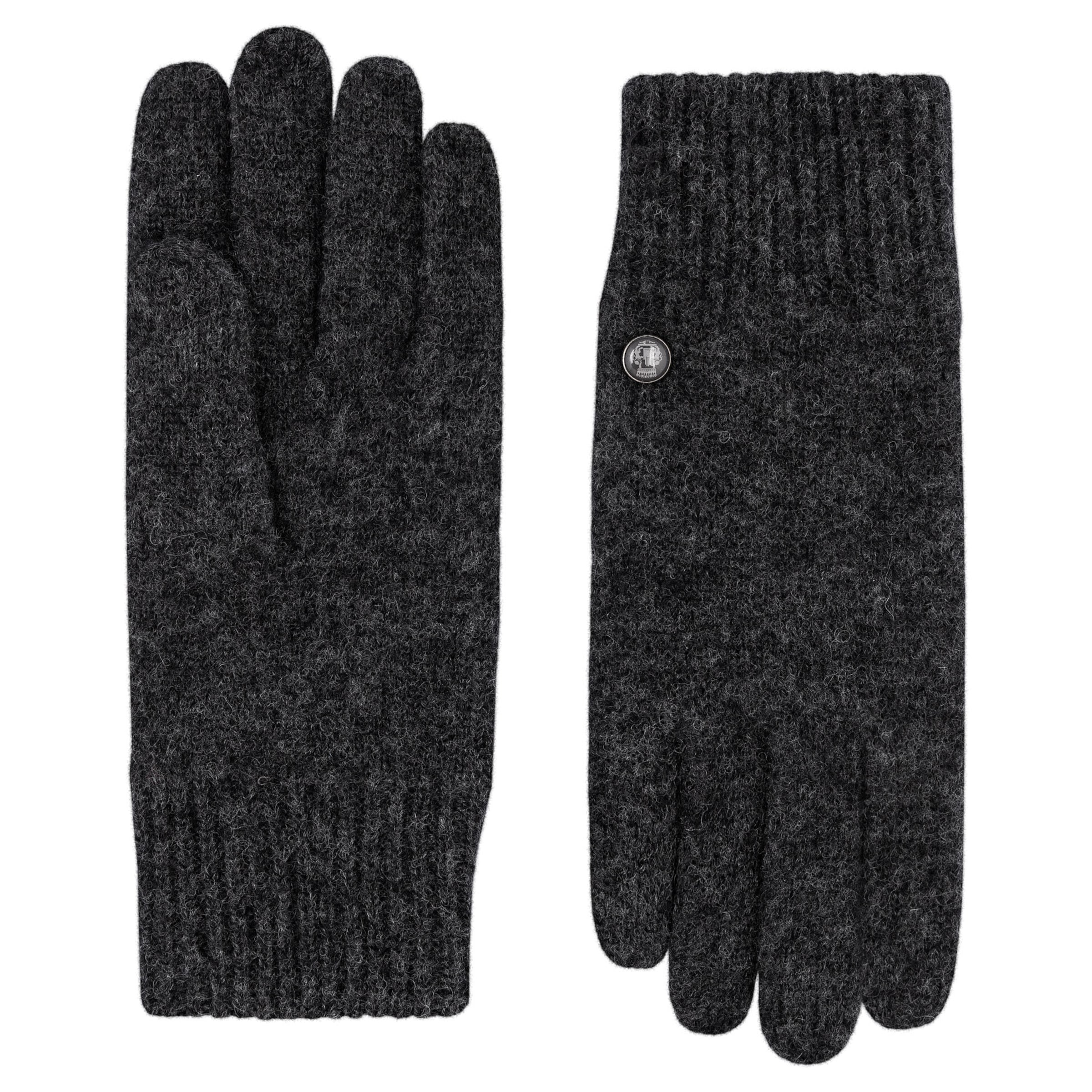 Gants 'WALKHANDSCHUH MIT KASCHMIR' Roeckl en gris : devant