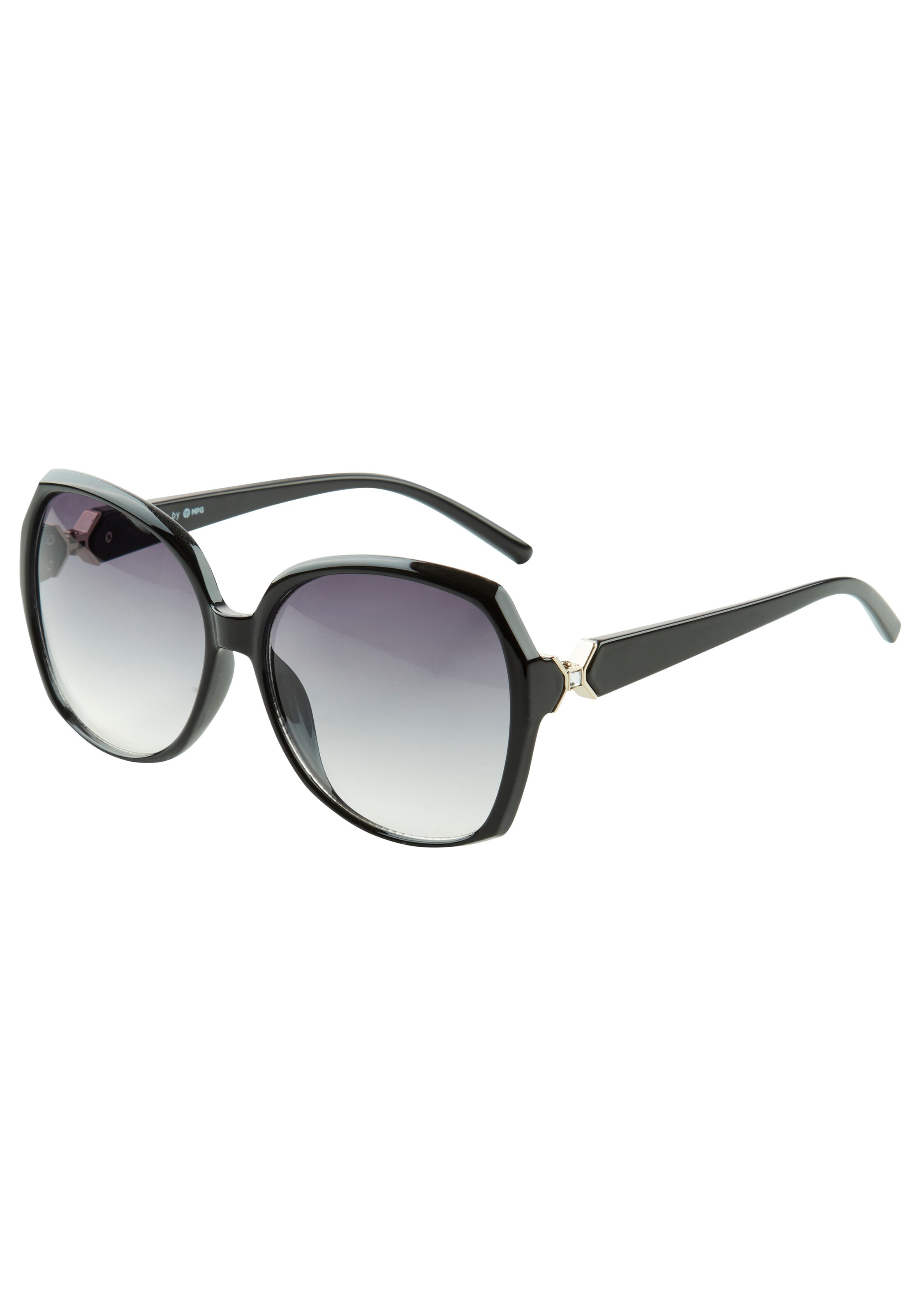 LAURA SCOTT Sonnenbrille in Schwarz: Vorderseite