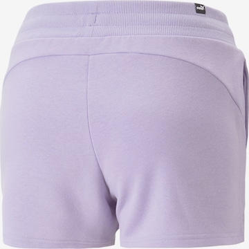 PUMA Regular Sportbroek 'ESS 4' in Lila