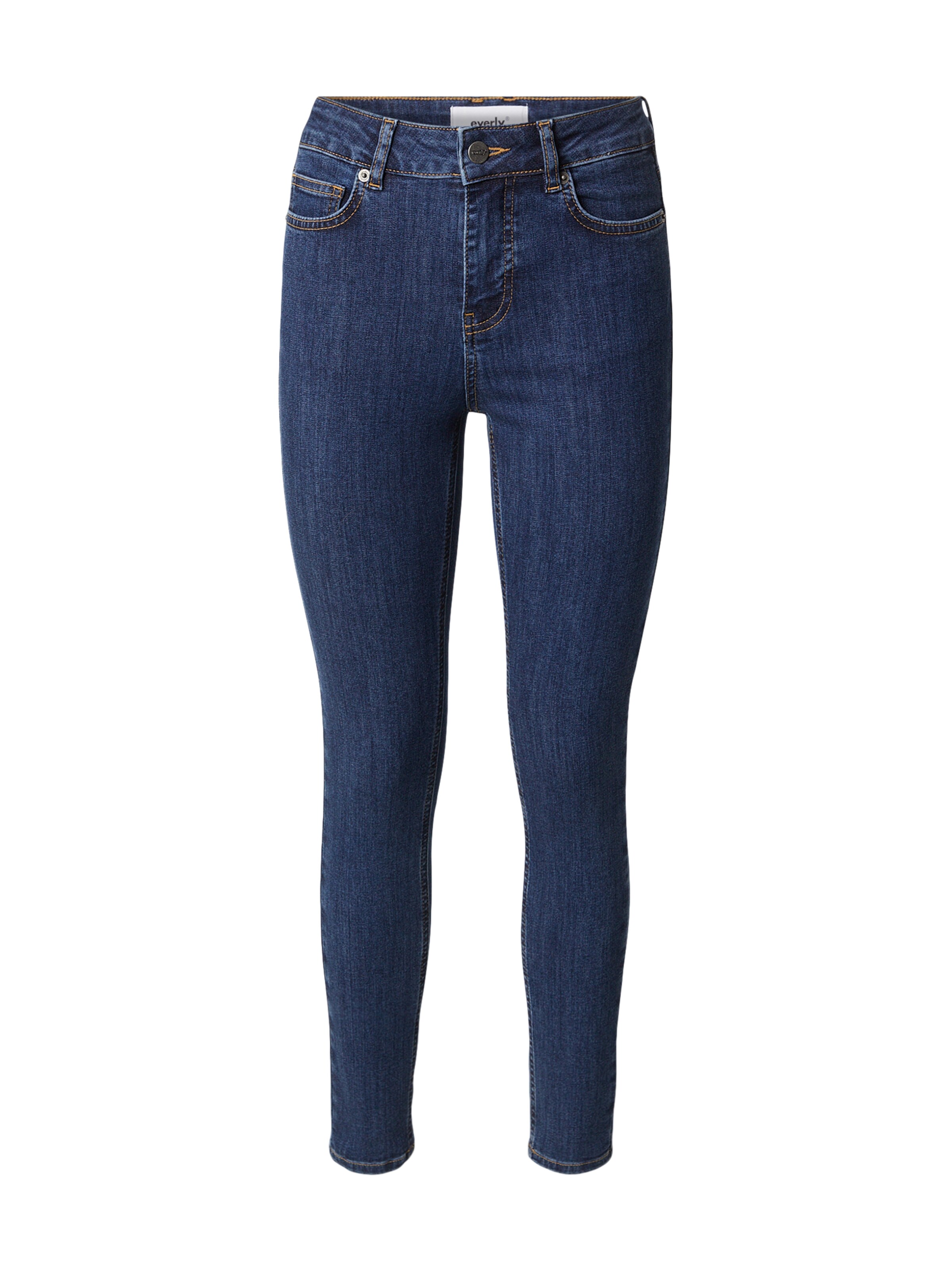 Everly Skinny Jeans in Blau: Vorderseite