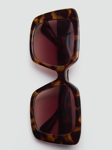 MANGO Sonnenbrille in Braun
