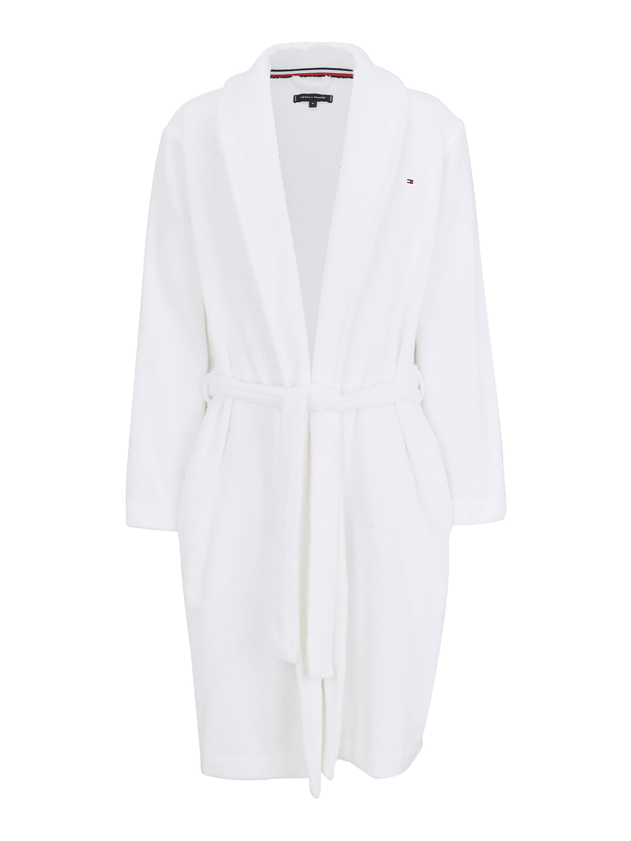 Tommy Hilfiger Underwear Μπουρνούζι κοντό σε λευκό: μπροστά