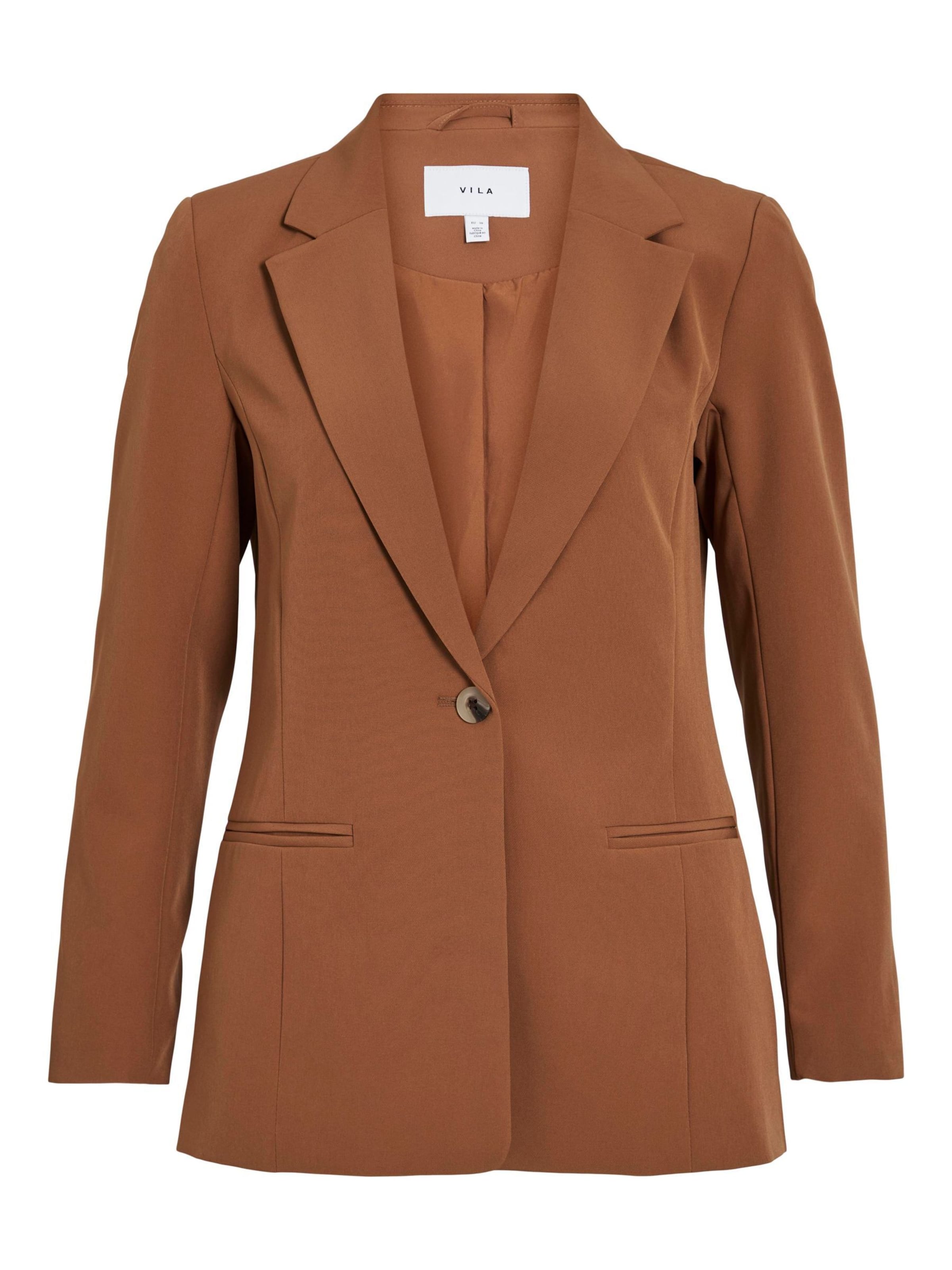 VILA Blazer 'VILowny' i brun: forside