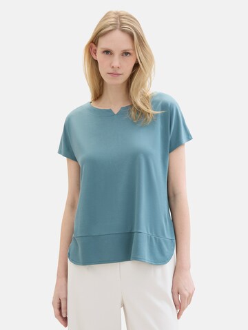 TOM TAILOR Shirt in Groen: voorkant