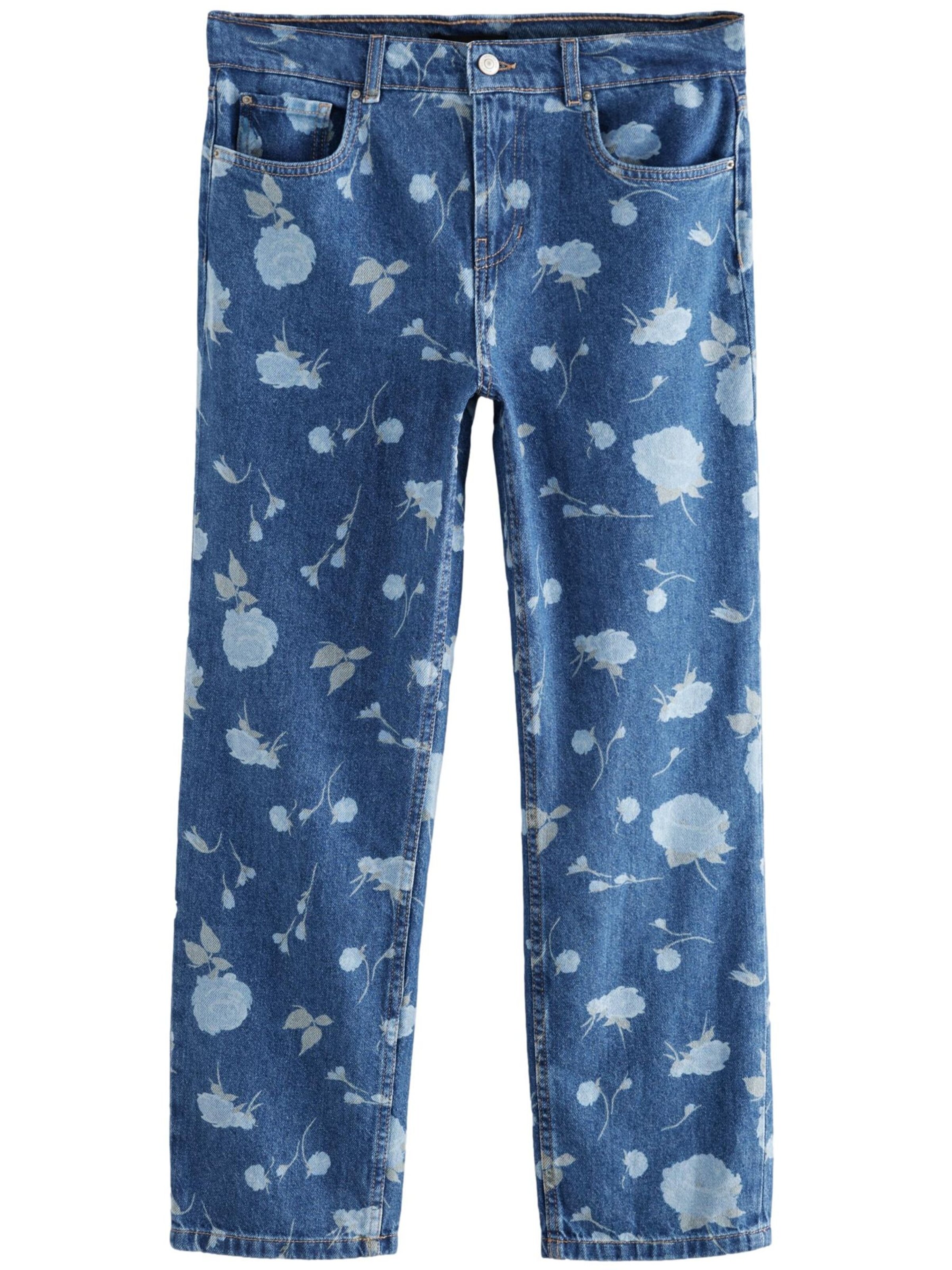 Next Štandardný strih Džínsy - Modrá: predná strana