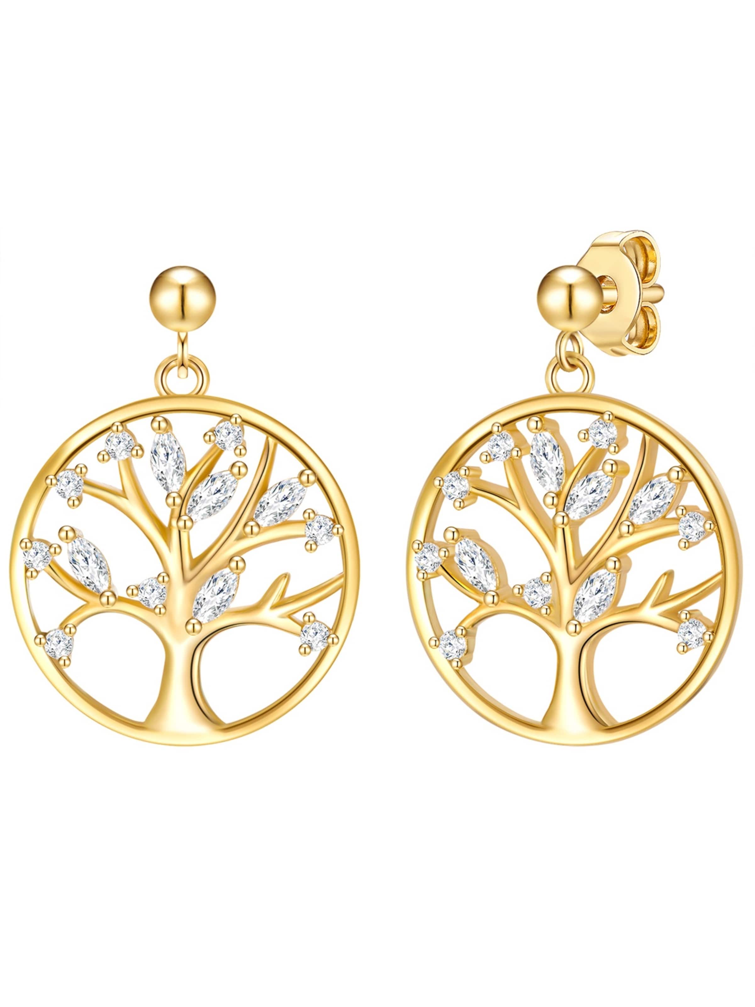 Rafaela Donata - Pendientes en oro: frente