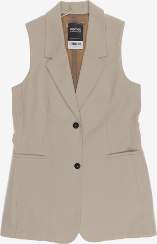 MANGO Vest in S in Beige: front